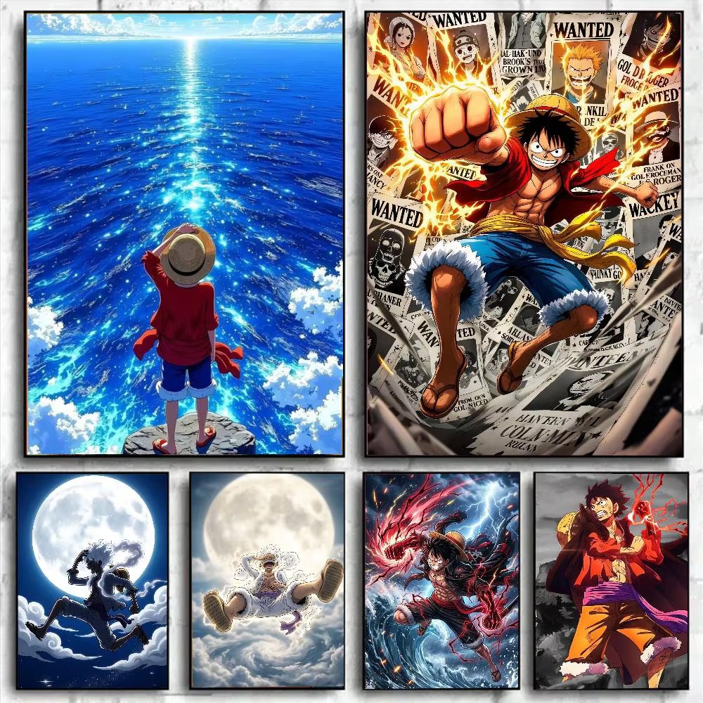 Photo Mosaic Print - Diamond Painting Japanse Anime Luffy One
