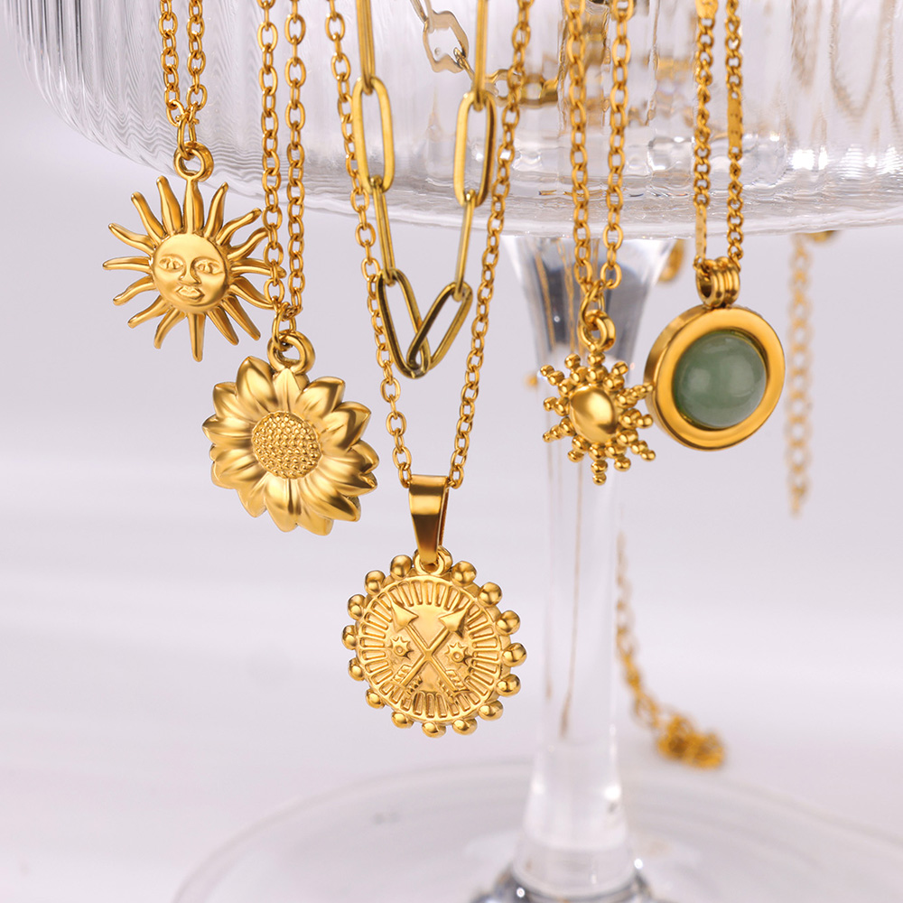 Rvs Geometrische Ketting Voor  - Birth Flower Necklace recensie en prijs