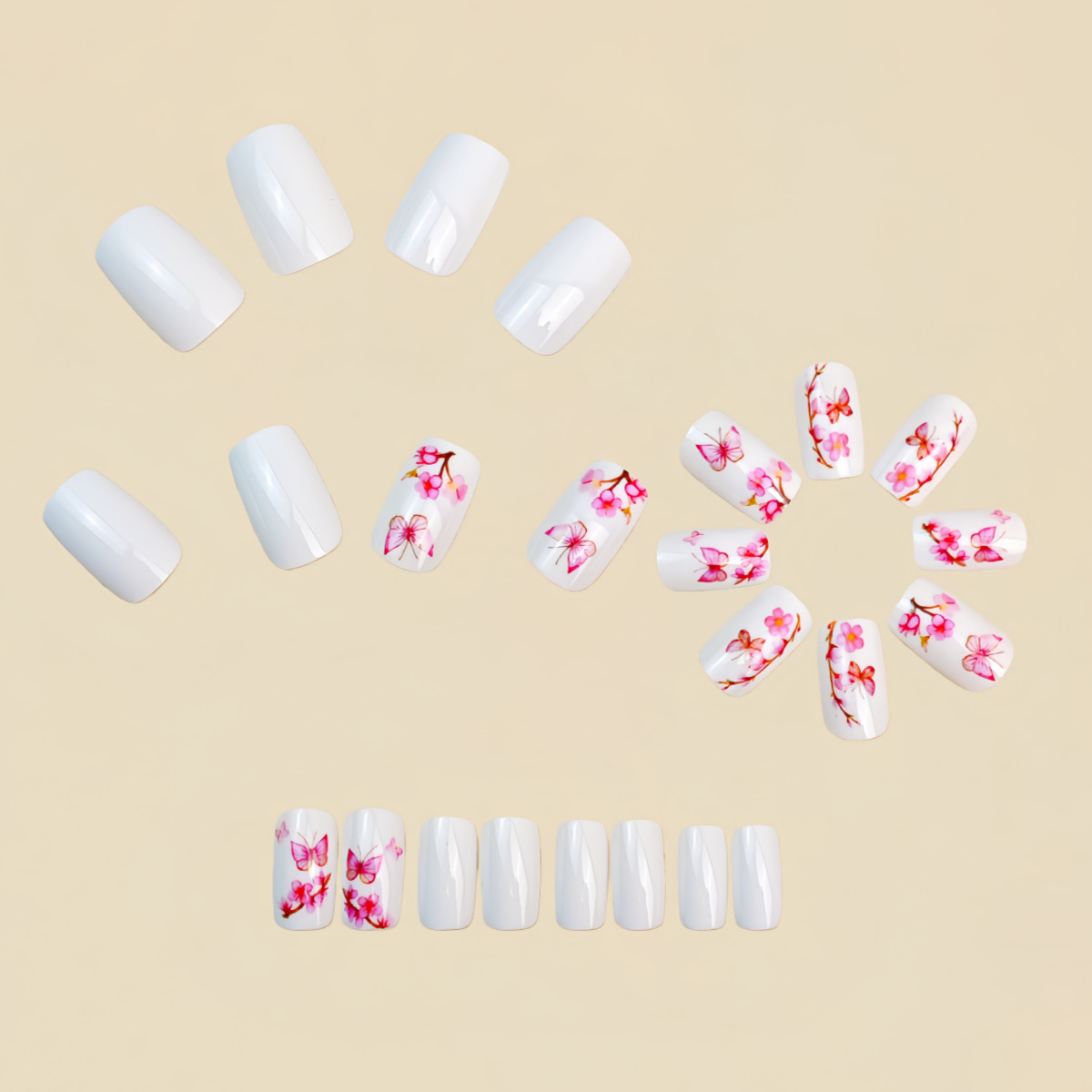 Medium nepnagels voor dames en - Pressed Flower Art recensie en prijs