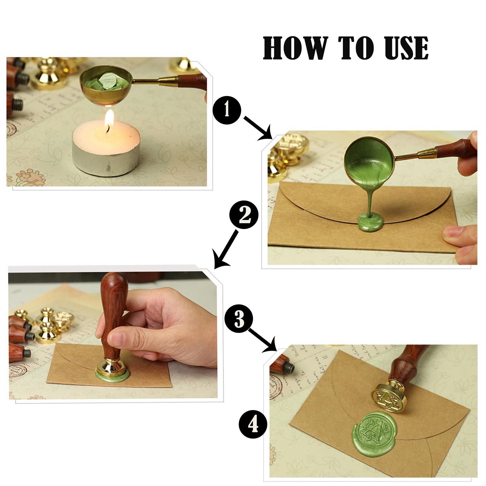 Houten handvat briefzegel-waxs - Wax Seal Letter Kit recensie en prijs